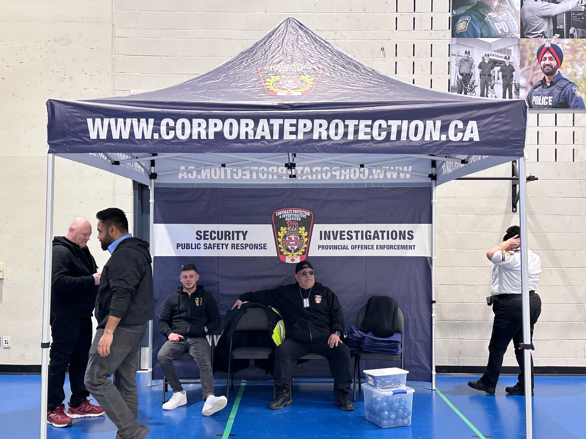 Polar Plunge Booth Preparation
