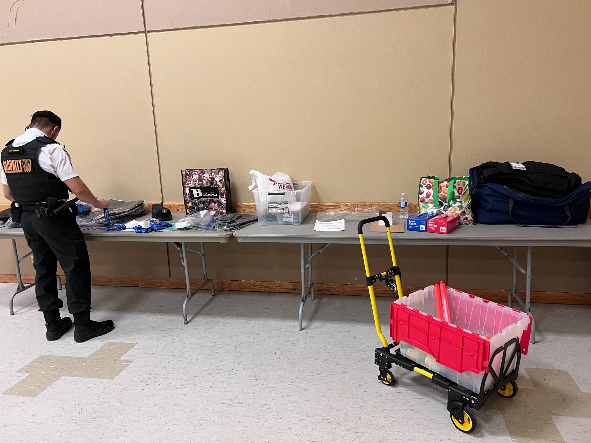 Organizing the Event Equipment