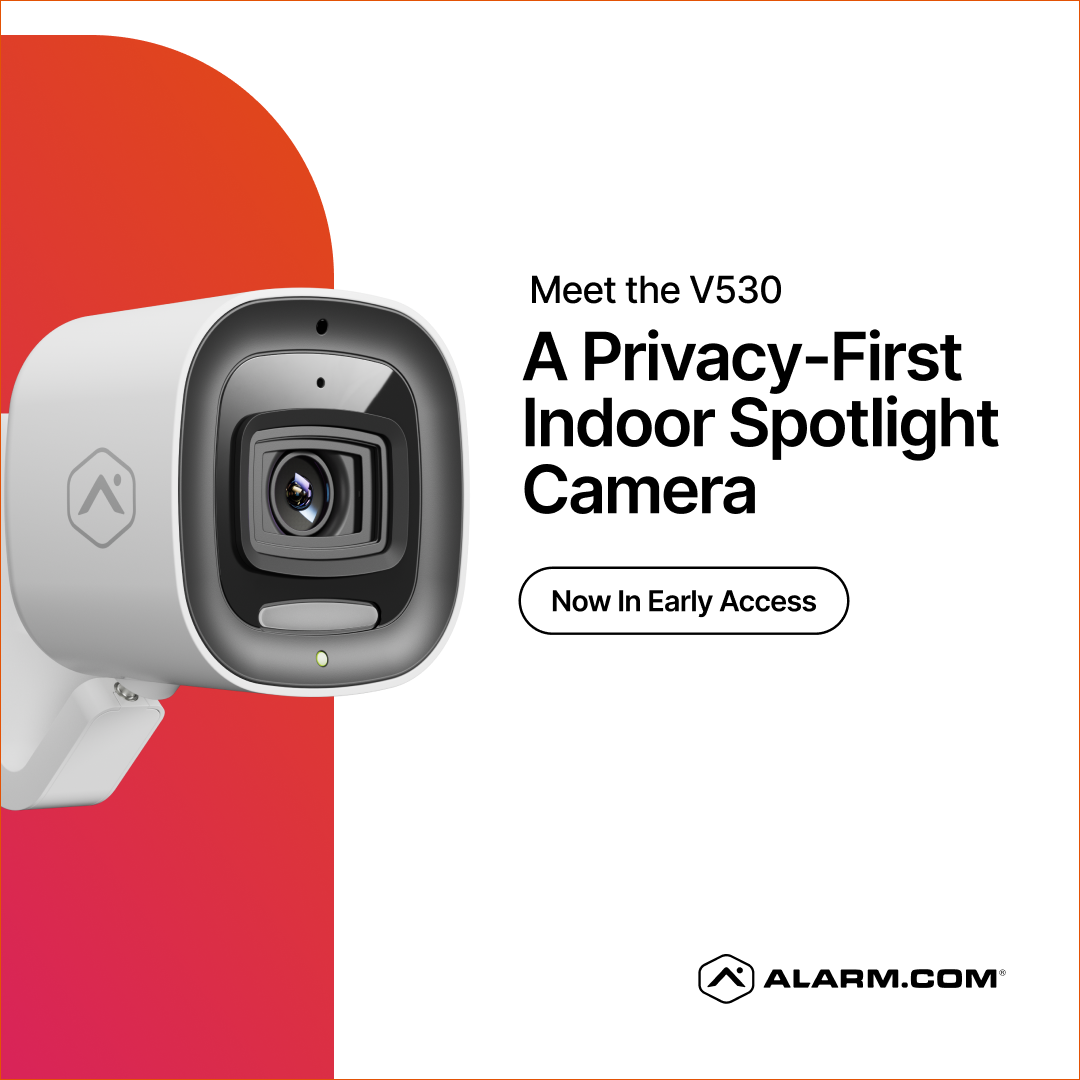 Alarm.com V530 indoor spotlight camera